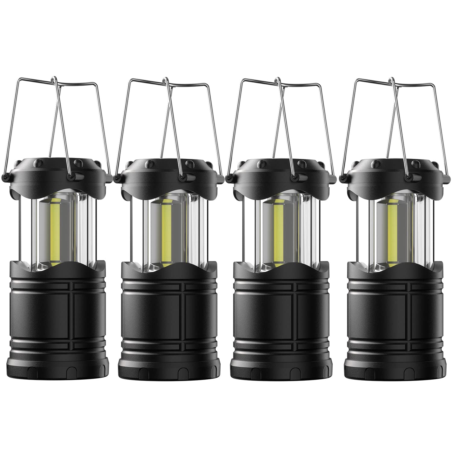 4 Pack Lichamp LED Camping Lanterns, Battery Powered Super Bright $11.49 Free Ship w/Prime or on orders $35