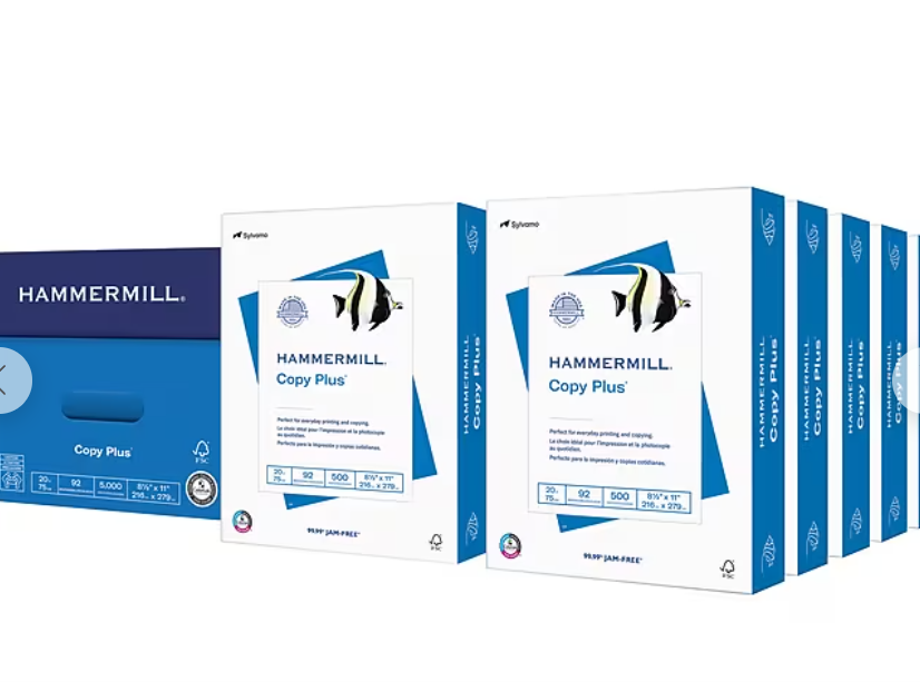 5000 Sheets 10 Reams Hammermill Copy Plus Printer Paper 8.5 x 11 $38.99 Free Shipping