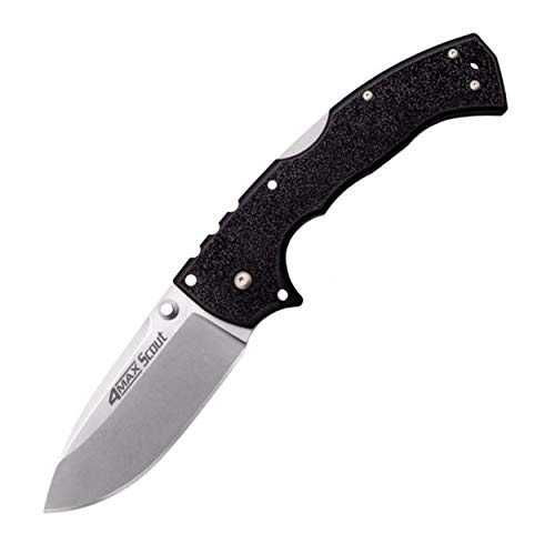 $50 Cold Steel 4-Max Scout Folding Knife w/ Tri-Ad Lock G-10 Handle