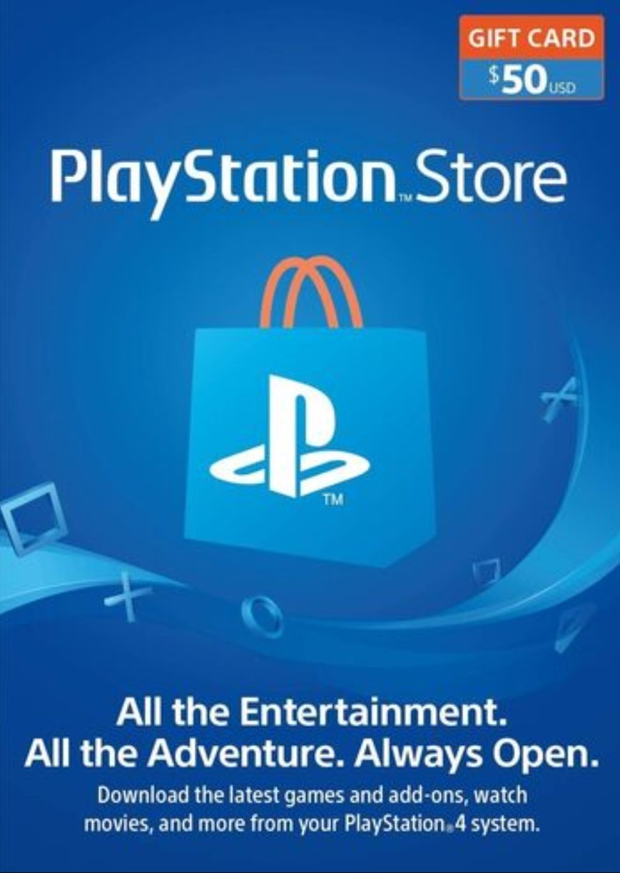 $50 PlayStation Store eGift Card Digital Delivery for $42.99