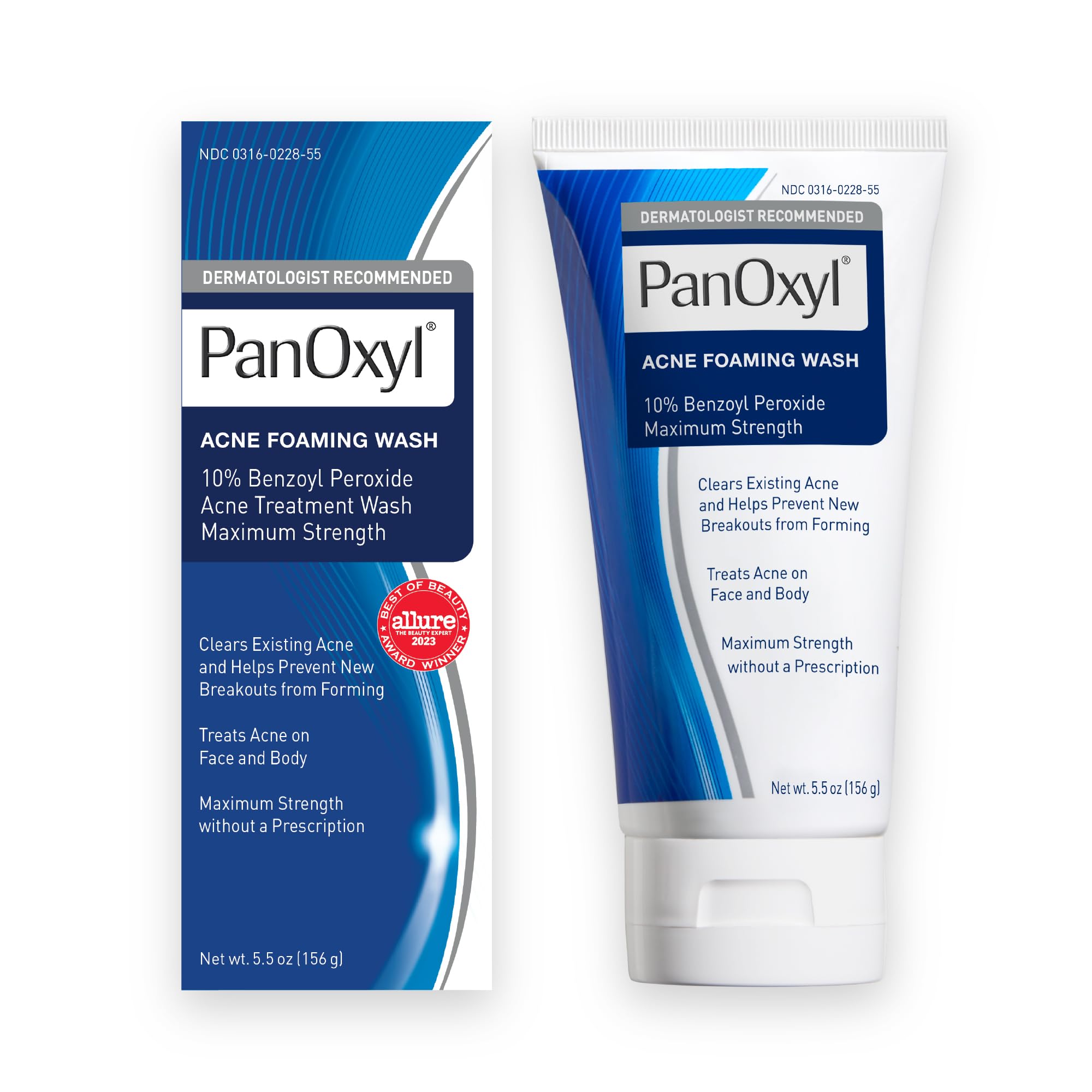 5.5-Oz PanOxyl Maximum Strength Acne Foaming Wash 10 Benzoyl Peroxide $6.50 w/ Subscribe Save