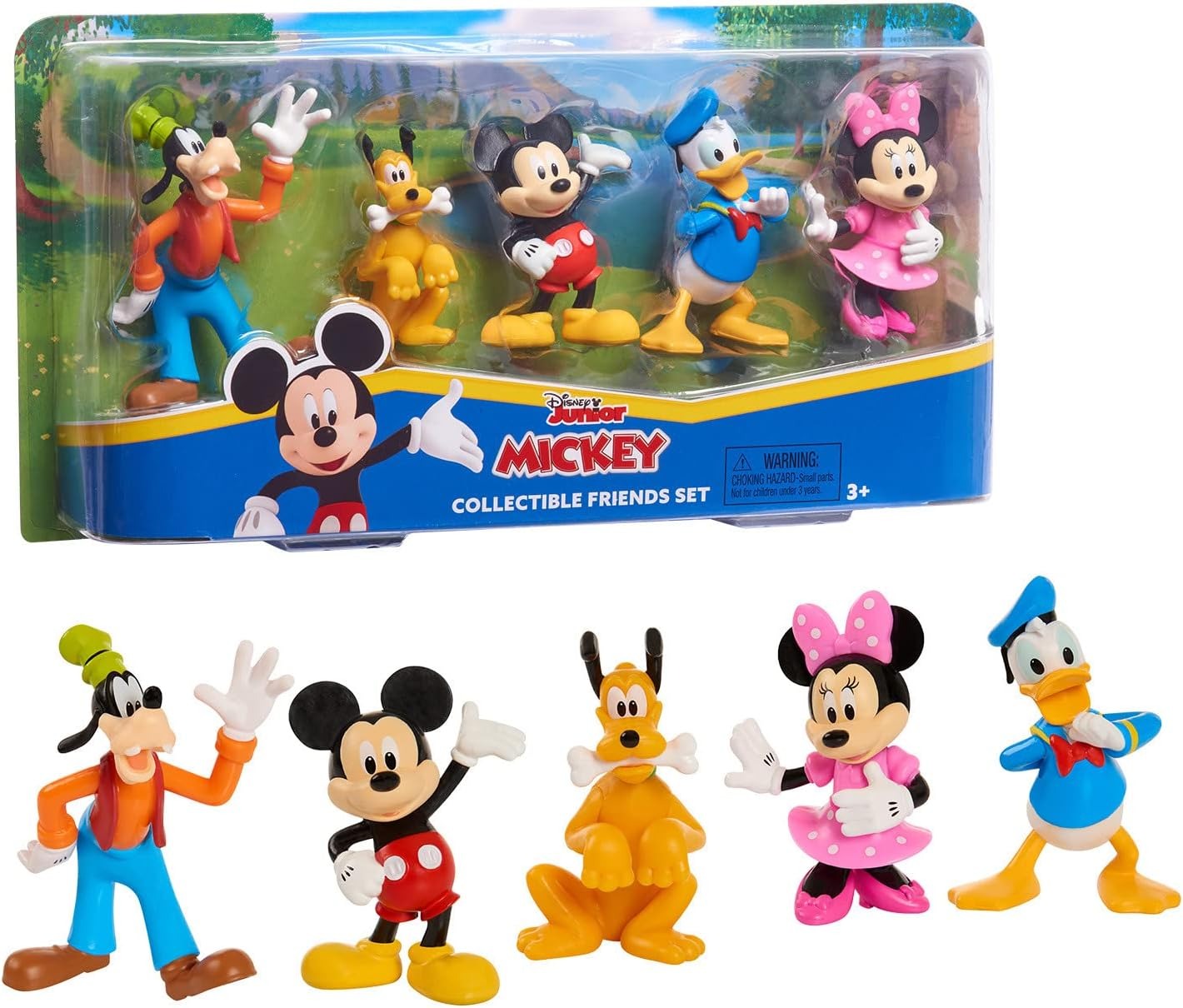 $5.86 Disney Junior Mickey Mouse Collectible Figure Set, 5 Pack, 3-inch