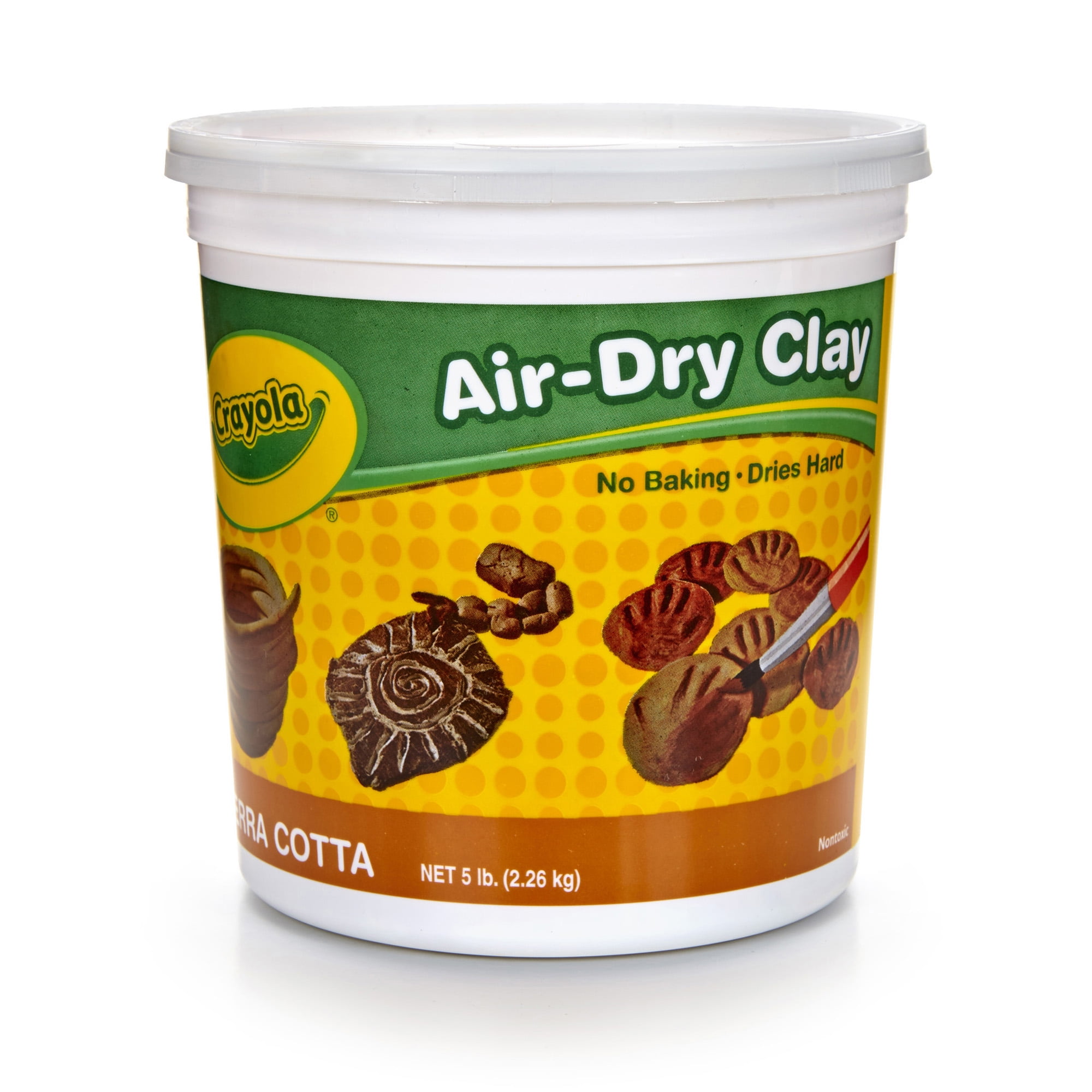 5-Lb Tub Crayola Air-Dry Clay Terra Cotta $5.87 Free S H w/ Walmart , Prime or $35 