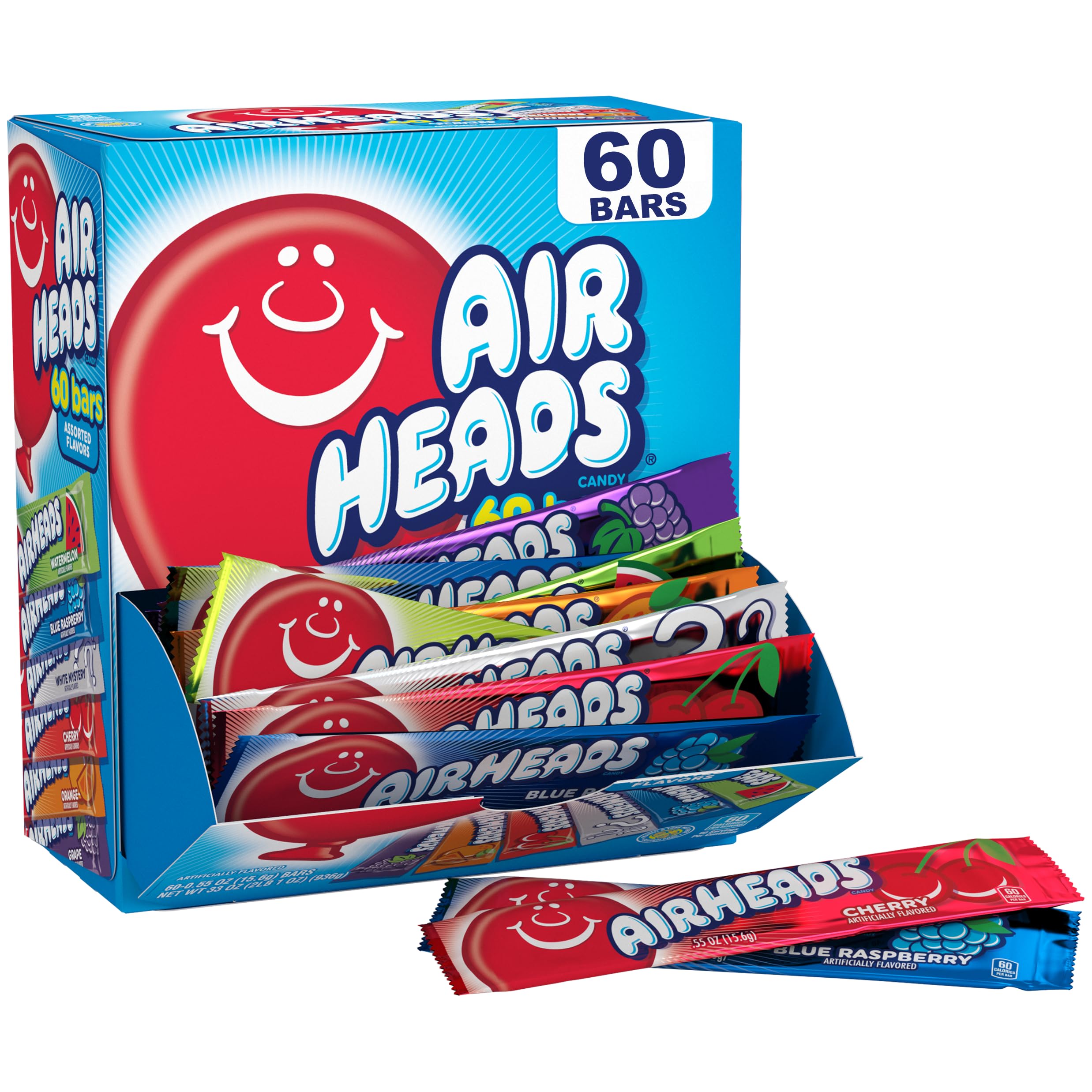 60-Count 0.55-Oz Airheads Candy Bars Variety Pack $7.38 $0.12 EA w/ S S Free Shipping w/ Prime or on $35 