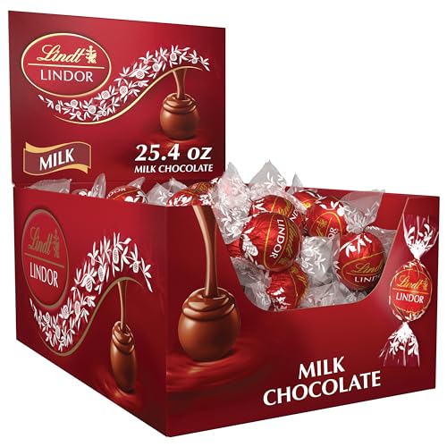 60-Count Lindt Lindor Milk Chocolate Candy Truffles 25.4-Oz Total $15.50 More w/ S S