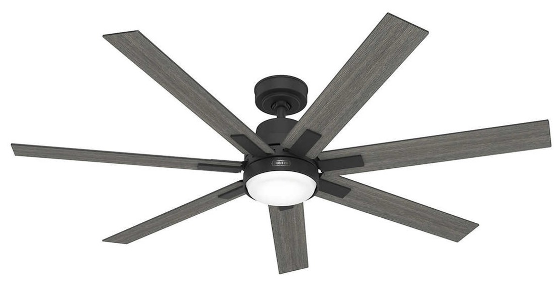 60 Hunter Loflin Great Room Ceiling Fan with LED Light - $149.99 Costco