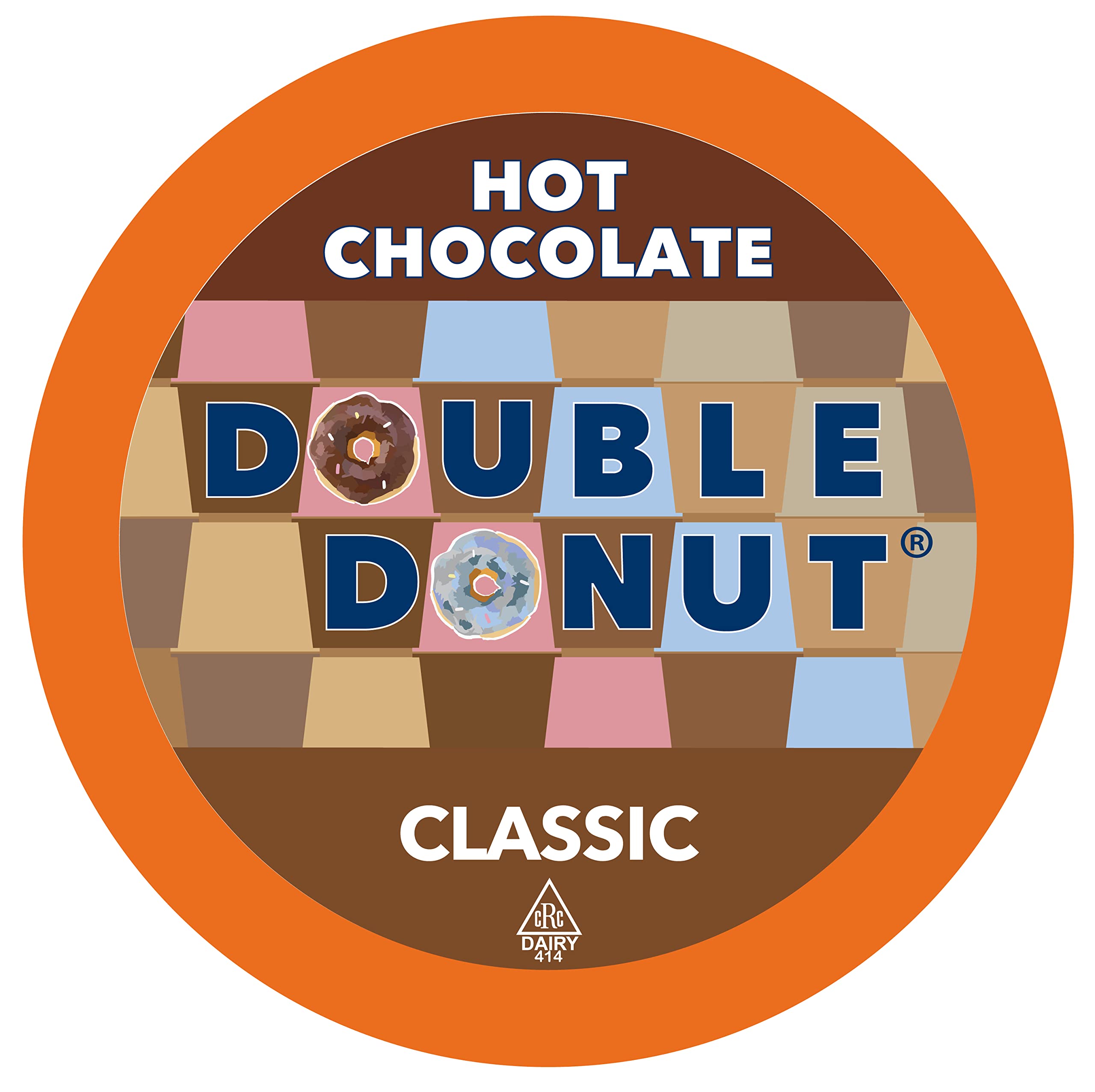 $6.13 w/ S S Double Donut Hot Chocolate Pods for Keurig K Cups Brewers, 24 Count 25.5 ea