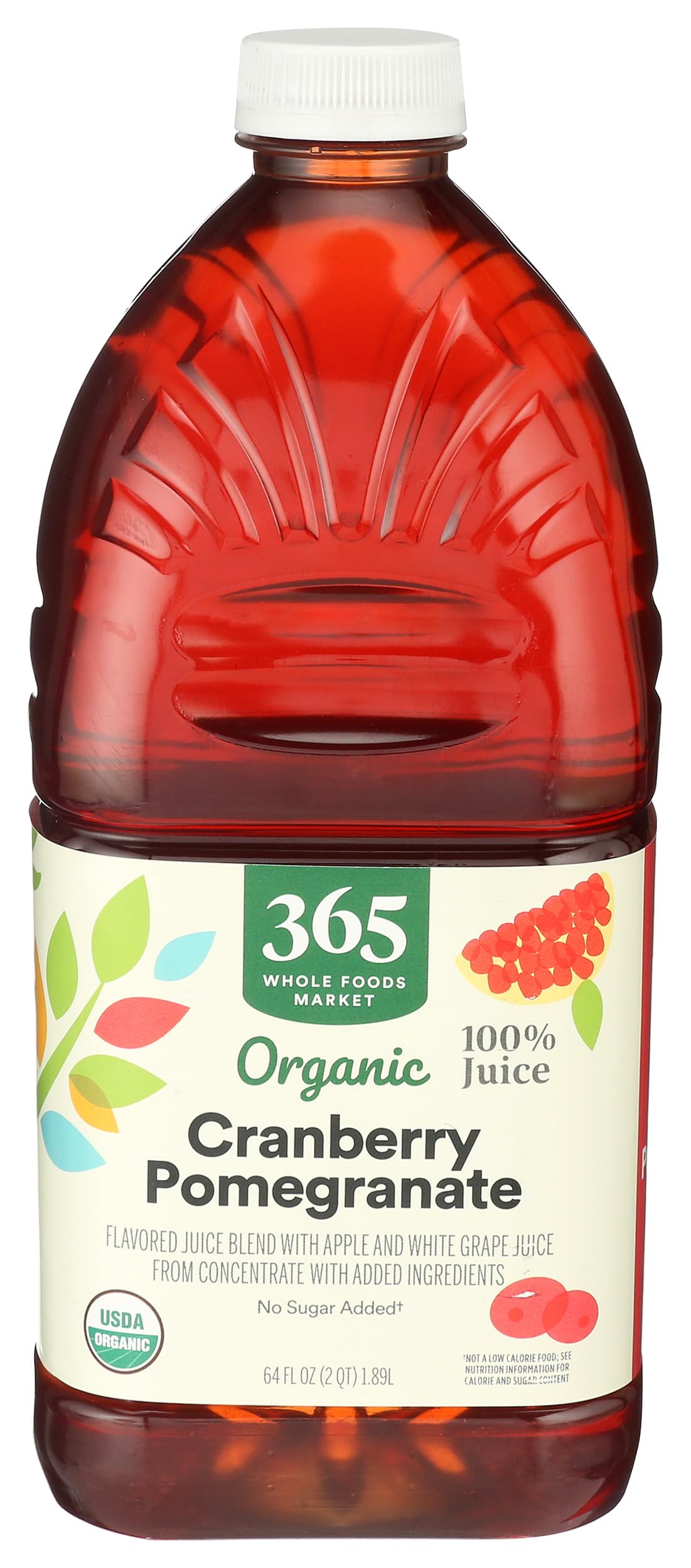 64-Oz 365 by Whole Foods Market Organic Cranberry Pomegranate Juice $2.87 w/ S S Free Shipping w/ Prime or on orders ove