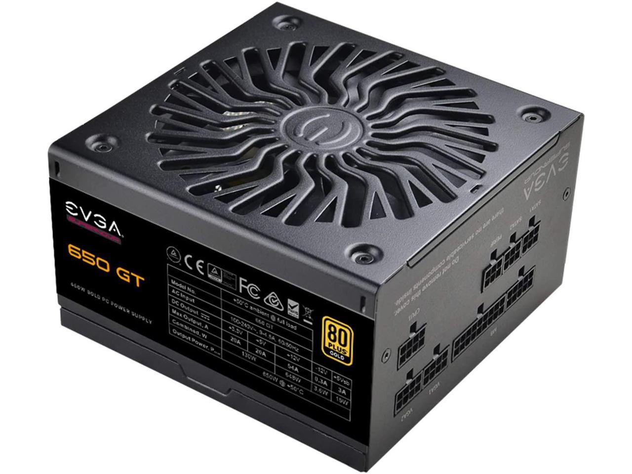 650W EVGA SuperNova 650 GT 80 Gold Fully Modular Power Supply $65 Free Shipping