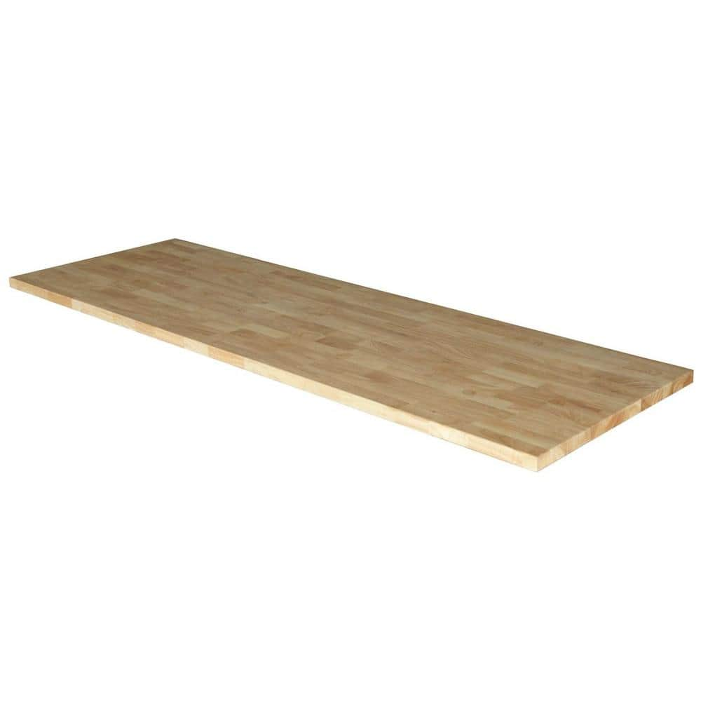 6 Husky Ready-to-Assemble Solid Wood Work Surface 72 x 24 $129 Free Store Pickup at Home Depot