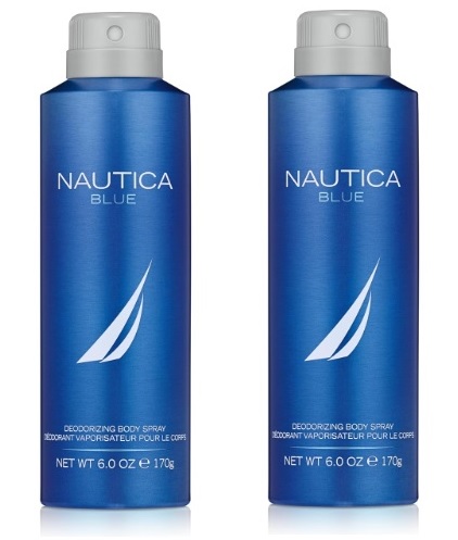 6oz. Mens Nautica Deodorizing Body Spray Blue Scent From 2 for $8.80 w/ Subscribe Save