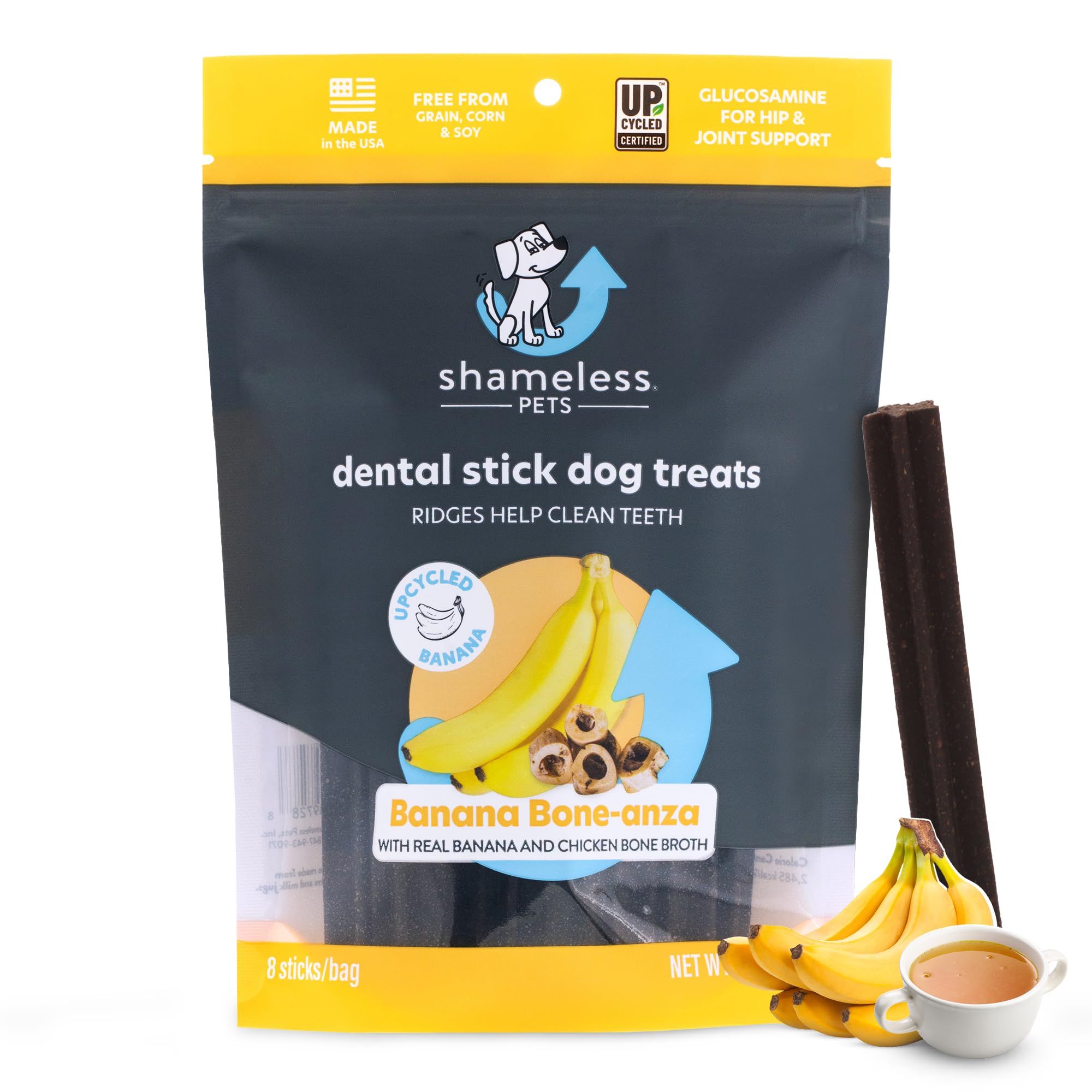 7.2-OZ Shameless Pets Dental Treats for Dogs Various $3.19 w/ S S Free Shipping w/ Prime or on $35 