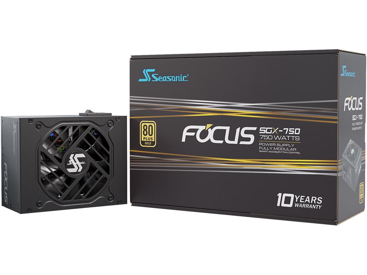 Seasonic Focus SGX-750 750W 80 Gold Full-Modular Power Supply $99.99