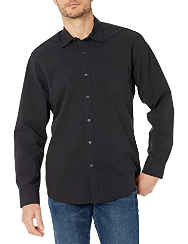 $8.30 Amazon Essentials Mens Regular-Fit Long-Sleeve Casual Poplin Shirt