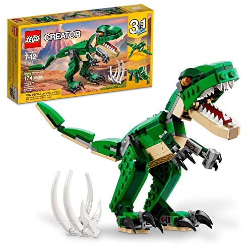 $8.40 174-Pc LEGO Creator 3-in-1 Mighty Dinosaurs Set 31058 