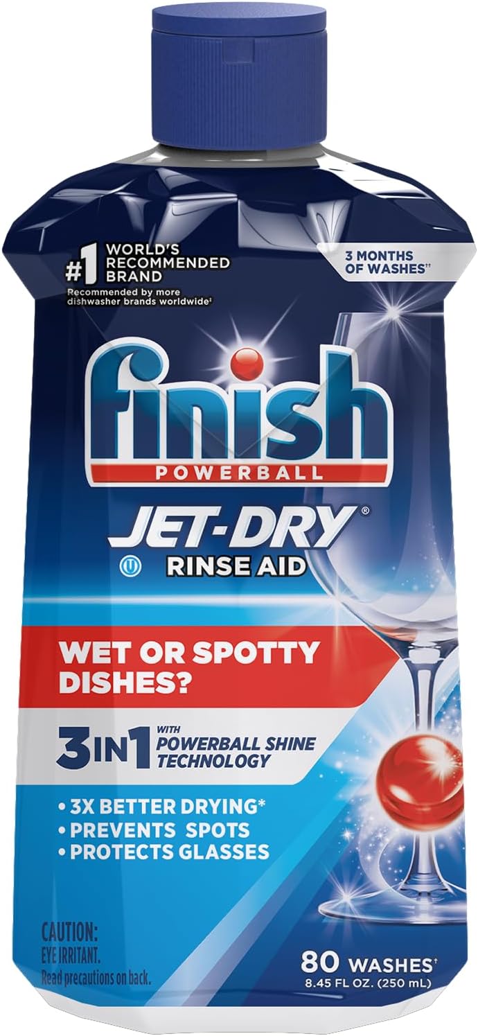 8.45oz Finish Jet-Dry Dishwasher Rinse Aid Drying Agent $1.60