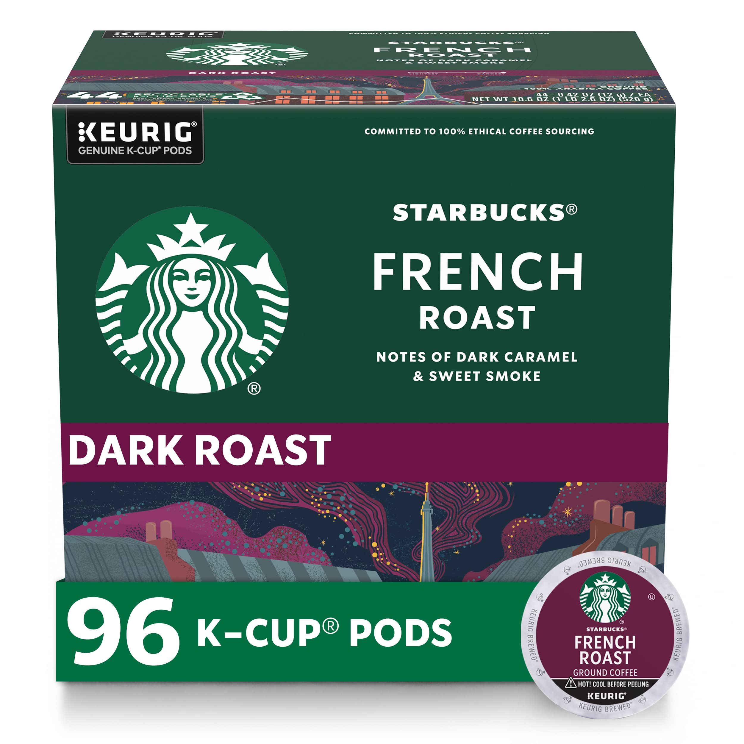 96-Count Starbucks K-Cup Coffee Pods various $32.30 w/ Subscribe Save Free Shipping