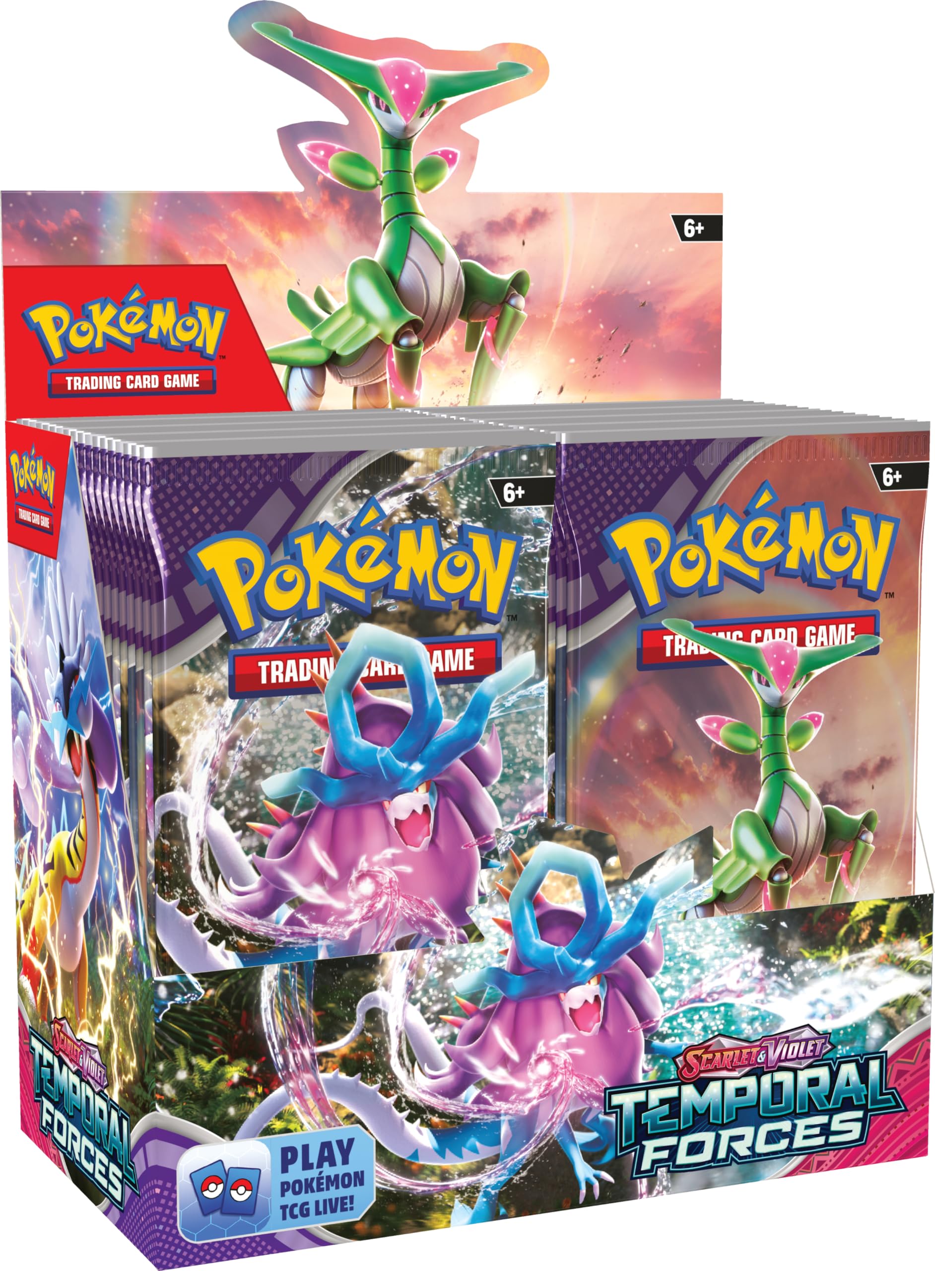 $99.92 POKEMON TCG Scarlet and Violet Temporal Forces Booster Display Box at Amazon