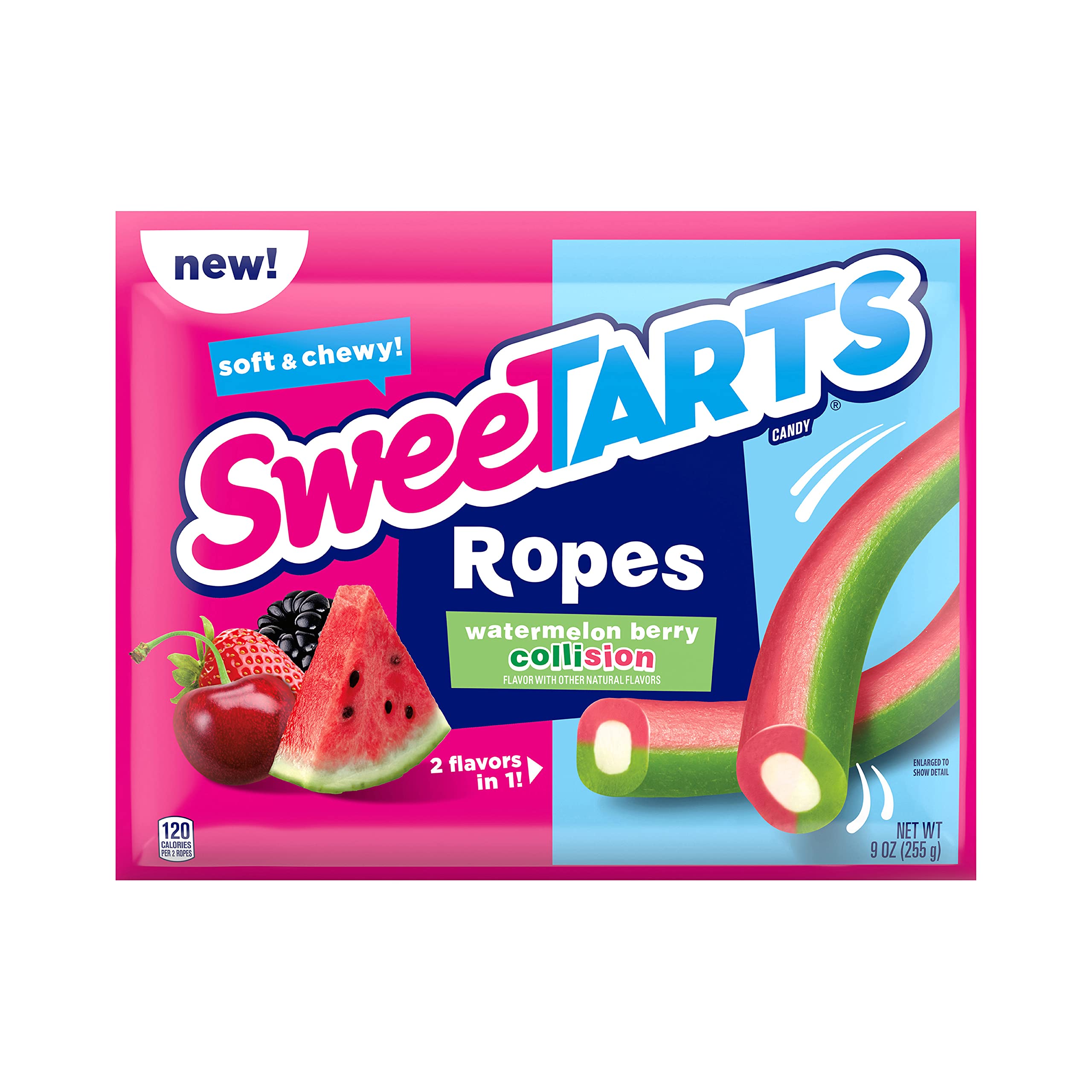 9-Ounce SweeTARTS Soft Chewy Ropes Candy Watermelon Berry Collision $2.79 w/ S S Free Shipping w/ Prime or on $35