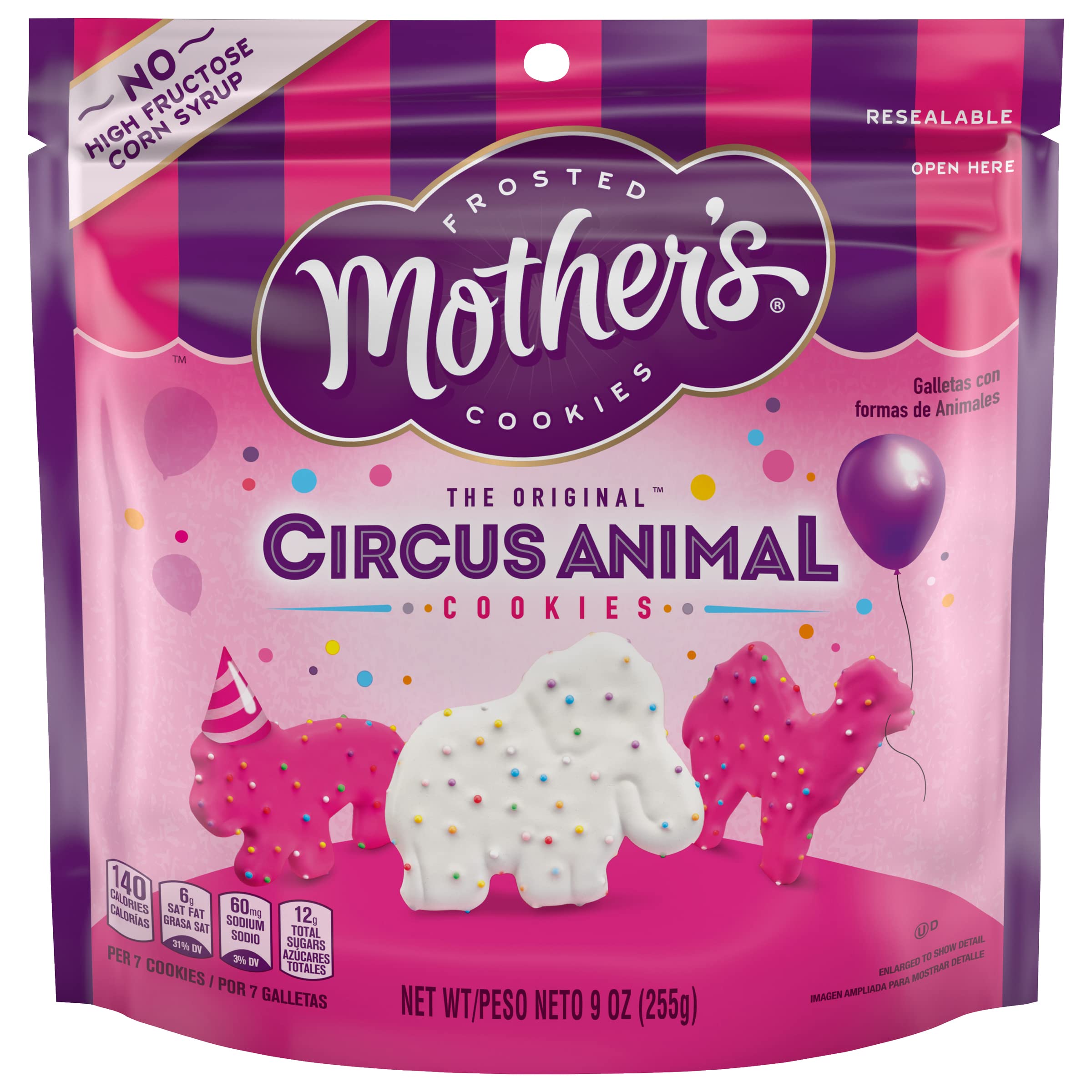 9-Oz Mothers Circus Frosted Circus Animal Cookies $2.13 w/ S S Free Shipping w/ Prime or on orders over $35