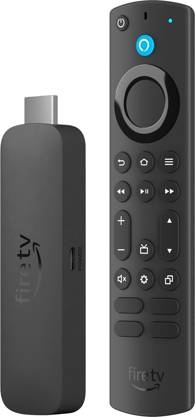 Amazon Fire TV Stick 4K Max streaming device, supports Wi-Fi 6E, Ambient Experience, free live TV without cable or satel