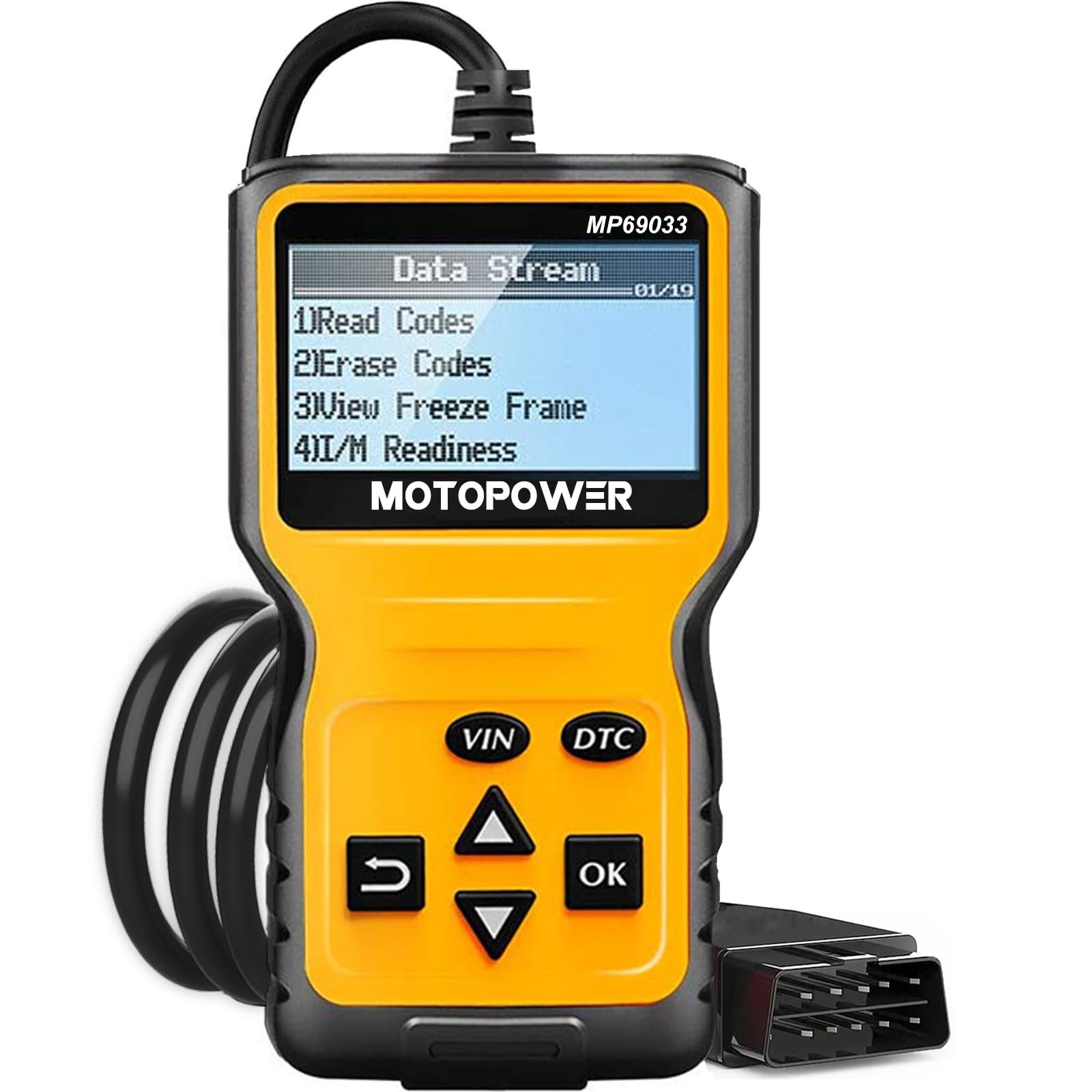 Amazon Prime MOTOPOWER MP69033 Car OBD2 Scanner Code Reader for $14.63