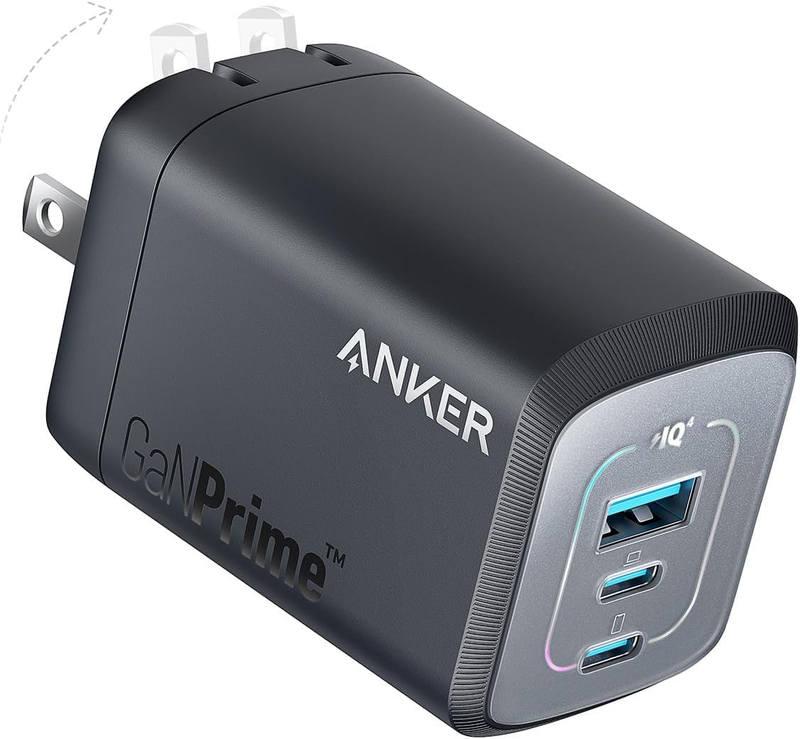 Anker Prime 100W GaN USB-C Wall Charger 3 Ports - $59.99