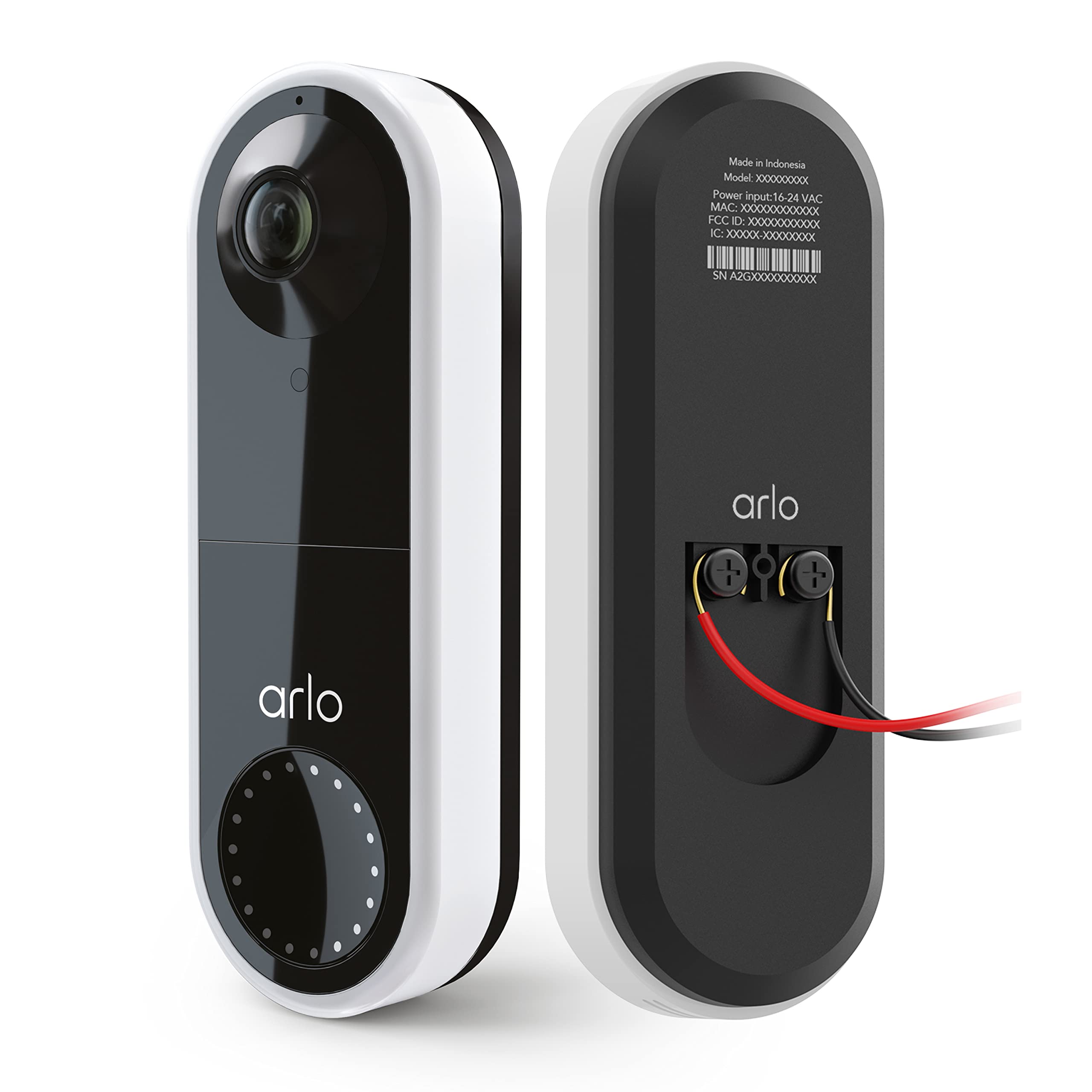 Arlo Essential Wired Video Doorbell White $40 Free Shipping