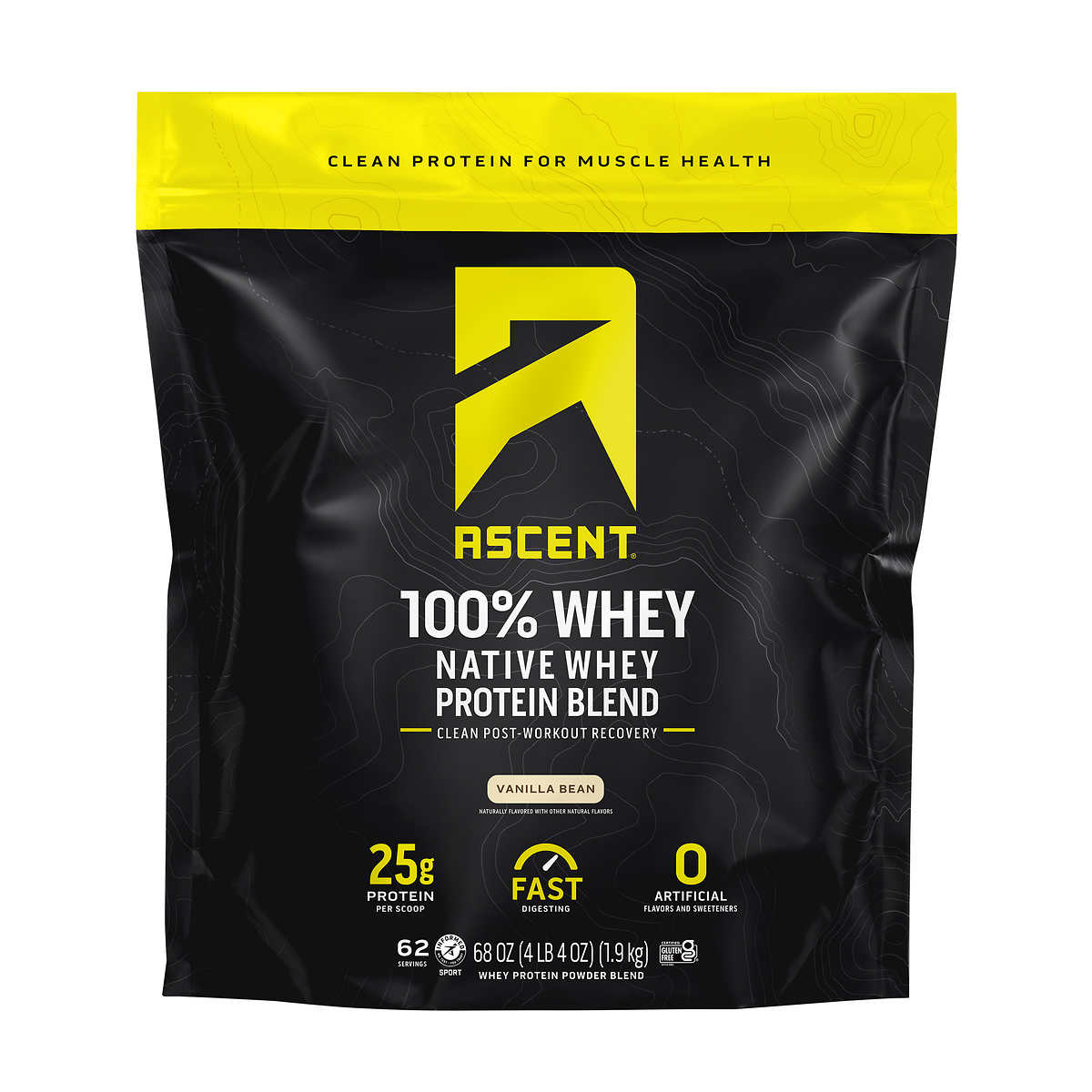 Ascent 100 Whey, Native Whey Protein Blend, 4.25 lbs, $48.99 Costco