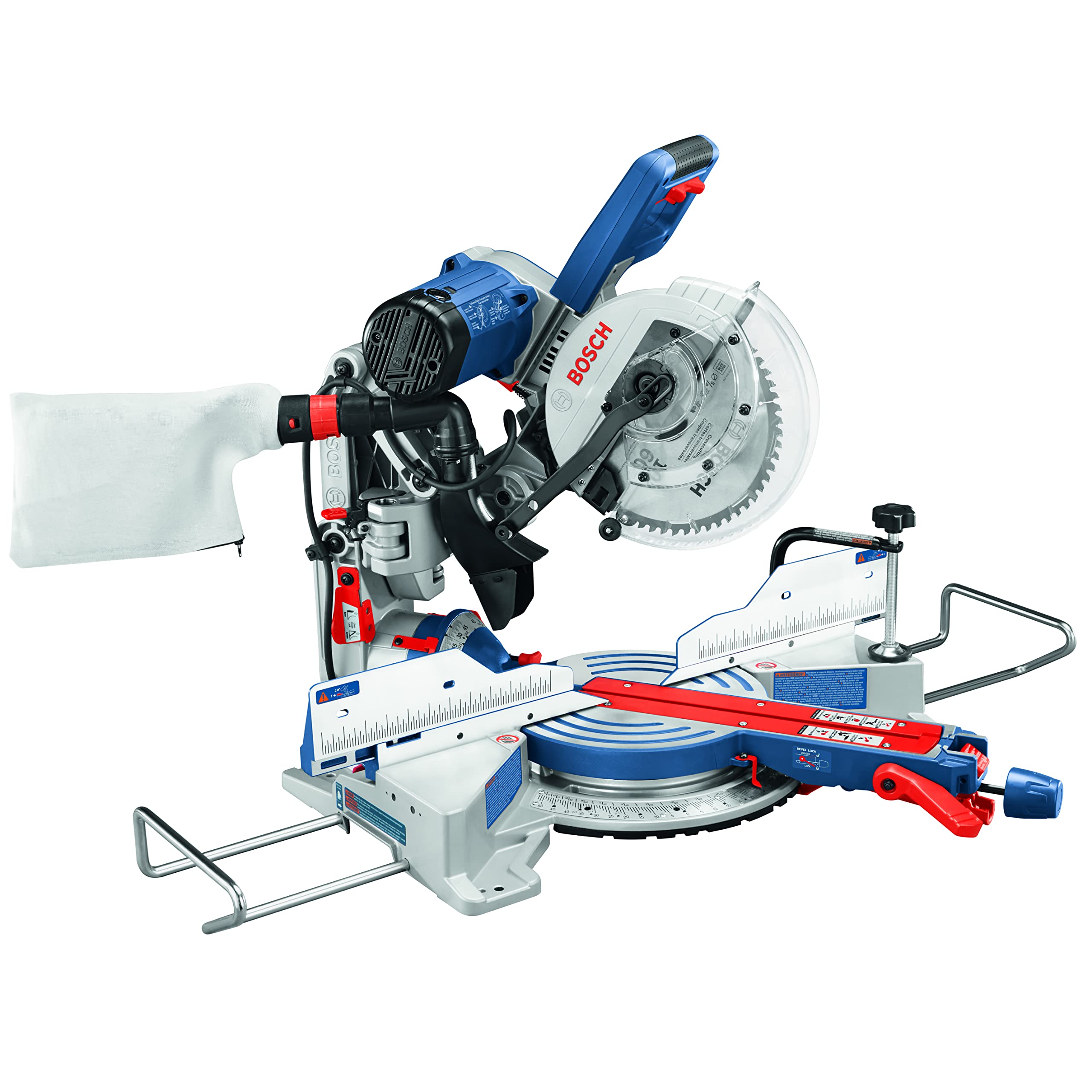 BOSCH CM10GD Compact Miter Saw - 15 Amp Corded 10 In. Dual-Bevel Sliding Glide Miter Saw with 60-Tooth $439