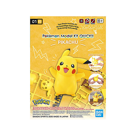 Bandai Namco Hobby Pokemon Model Kit QUICK Pikachu Eevee Charmander for $9 - Pickup Only BJs B M YMMV $8.99