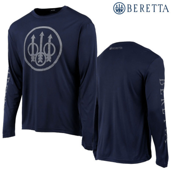 Beretta Mens Vintage Trident Long Sleeve Crews Various Colors Sizes $21 Free Shipping