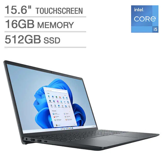 COSTCO March Savings - Dell Inspiron 16GB Touchscreen Laptop - 13th Gen Intel Core i5-1335U - 15.6 FHD 1920x1080 Touch -