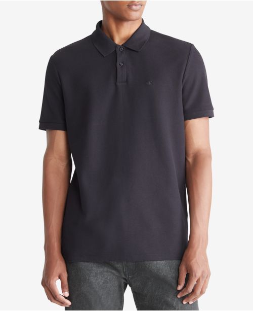 Calvin Klein Mens Pique Solid Polo $20.99