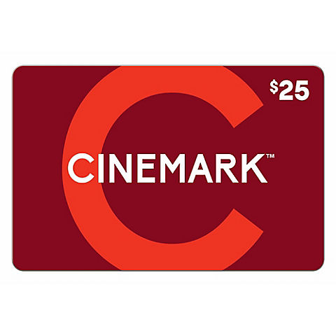 Cinemark $25 GC for $20 Free Shipping for BJs Members ends 3/17