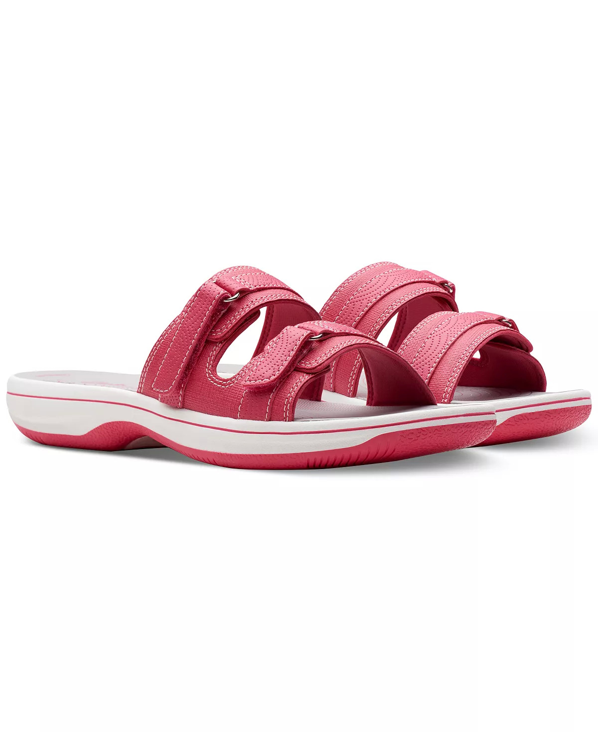 Clarks Womens Sandals Sneakers Cloudsteppers Breeze Piper Comfort Slide Sandals $23.10 Cloudsteppers Drift Ave Slip-On Wedge Sandals $28.98 More F/S on $25 