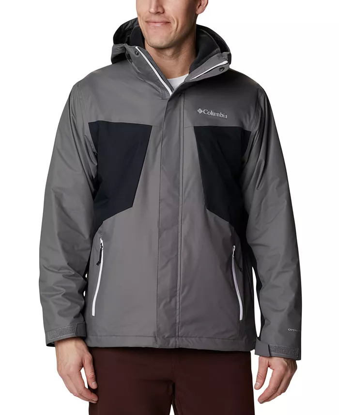 Columbia Mens Tunnel Falls Interchange Jacket City Grey or Warp Red $38.99 Free Shipping