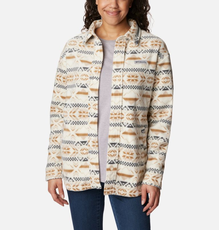 Columbia Womens Benton Springs Fleece Shirt Jacket Various $28 Free Shipping