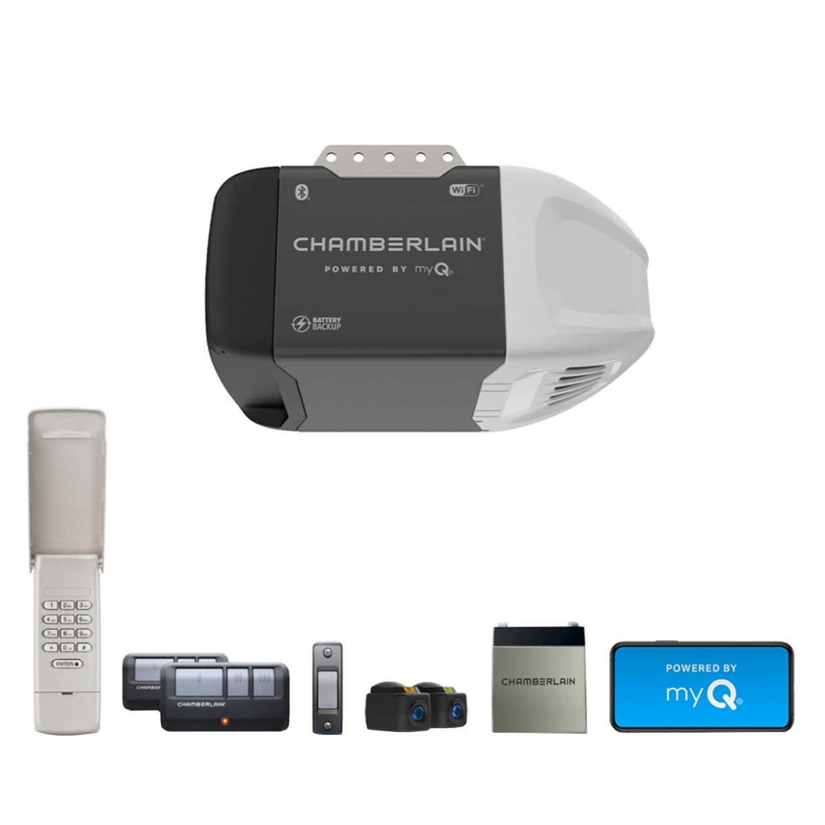 Costco Members 1/2 HP Chamberlain Smart Wi-Fi Belt Drive Garage Door Opener $150 Free Shipping