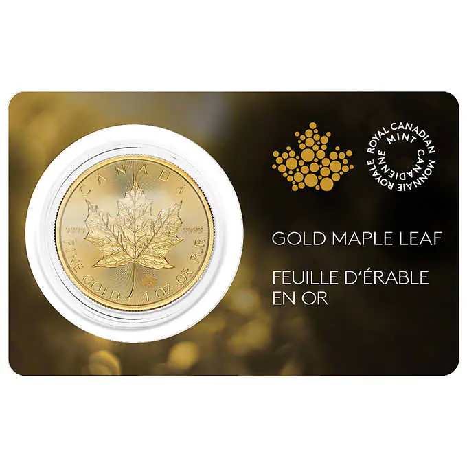 Costco Members $2229.97 2024 1 oz Canada Maple Leaf Gold Coin