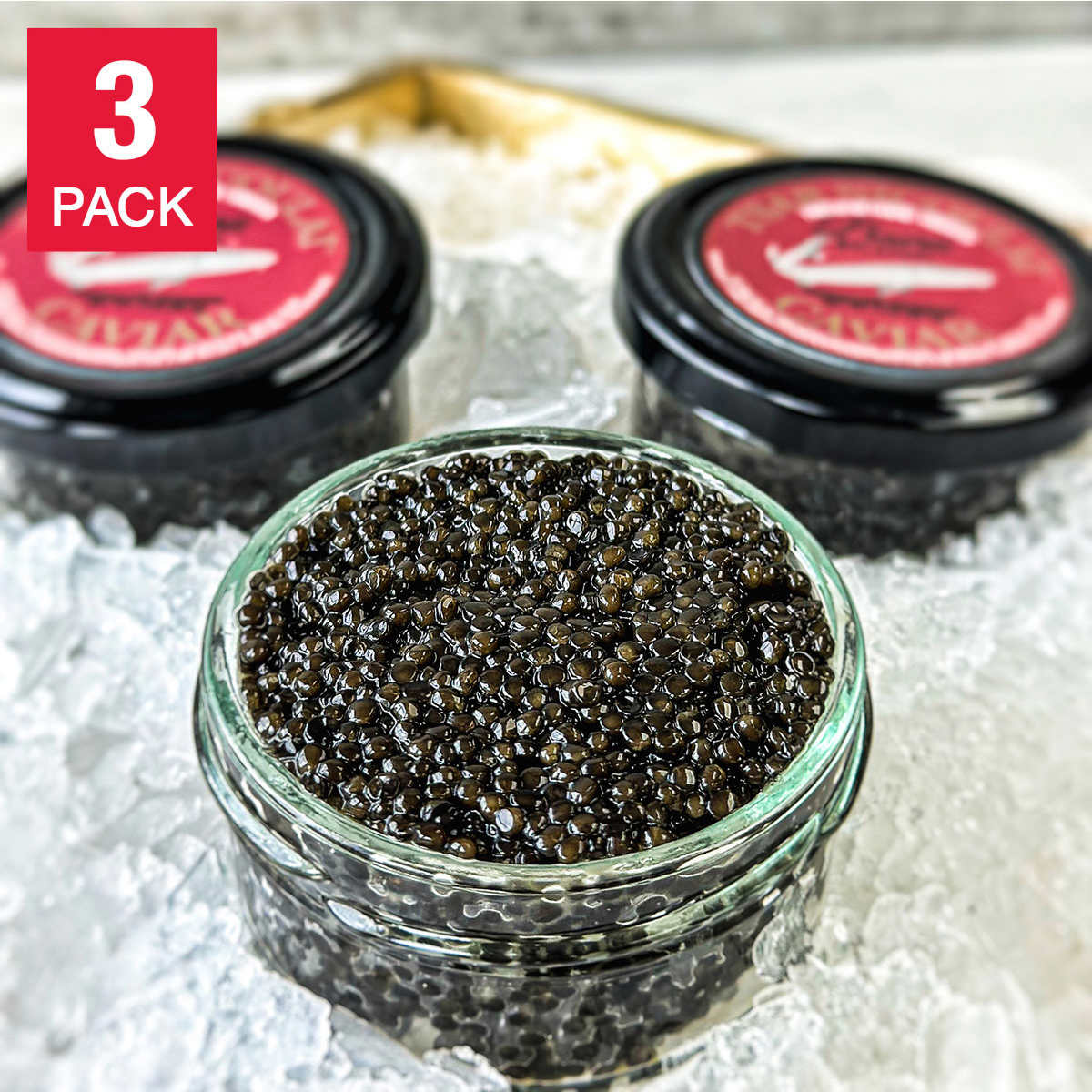 Costco online Tsar Nicoulai Baerii not Beluga/Osetra Caviar 2 oz, 3-pack 6 oz total , $139.99 Shipped