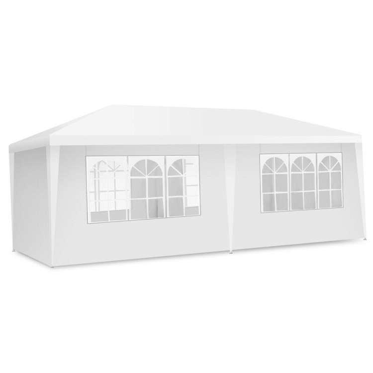 Costway 10 x 20 Outdoor Wedding/Event Canopy Tent w/ Removable Walls Carrying Bag $89 Free Shipping