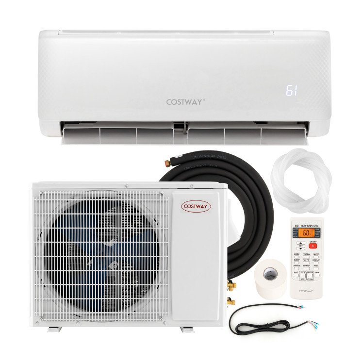 Energy Star Certified 22000 BTU 21 SEER2 Ductless Mini Split Air Conditioner and Heater $629