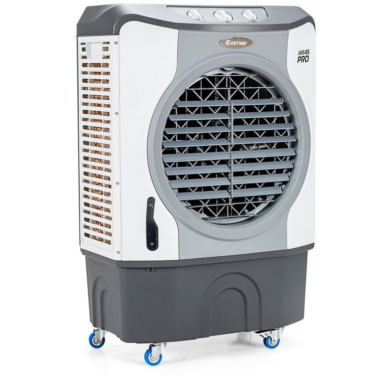 Costway 4-in-1 Industrial Evaporative Air Cooler Fan with 12 Gallon Tank and Wheels $189 Free Shipping