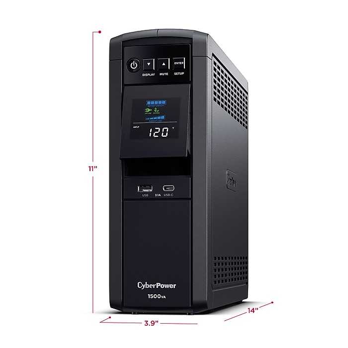 CyberPower PFC Sinewave 1500VA UPS Pure Sine Wave $169.95