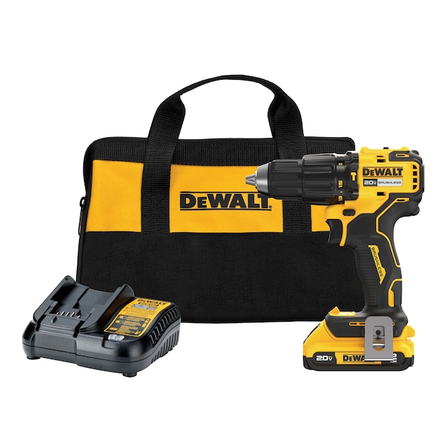 DEWALT 1/2-in 20-volt Max Variable Speed Brushless Cordless Hammer Drill 1-Battery Included in Yellow DCD798D1 $119 at L