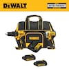 DEWALT 2-Tool 20-Volt Brushless Power Tool Combo Kit with Soft Case 2-Batteries and charger Included in the Power Tool C
