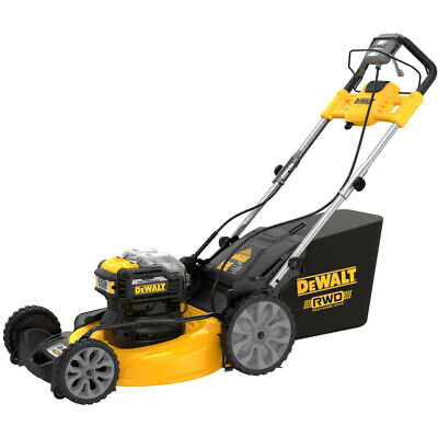 DEWALT DCMWSP255Y2 2X20V MAX 21-1/2 Rear Wheel Mower Kit w/2 Batts 12Ah New 885911797337 - $539.99