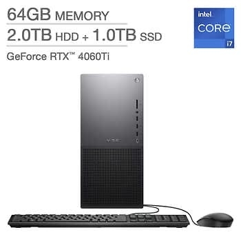 Dell XPS Tower - 13th Gen Intel Core i7-13700 - 16GB RAM - 512GB SSD - Windows 11 Home Costco $699.99 $14.99 Shipping Ha