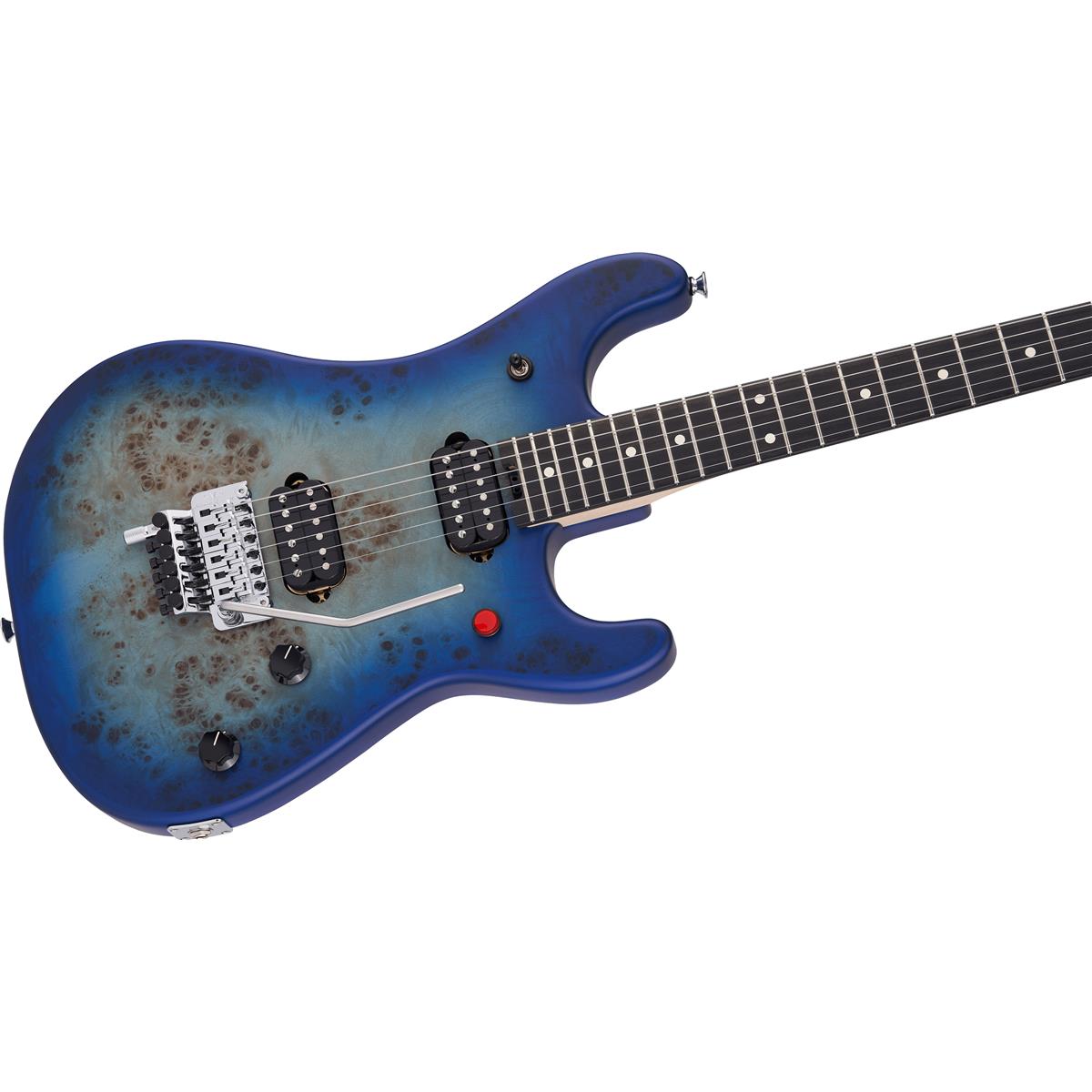 EVH 5150 Series Deluxe Poplar Burl Electric Guitar Aqua Burst $799 Free Shipping